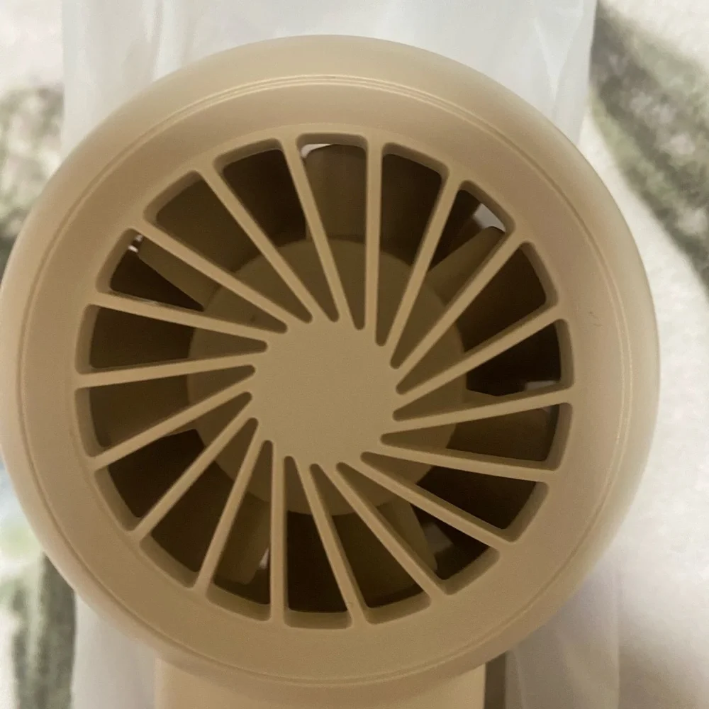 Beige Wearable Fan